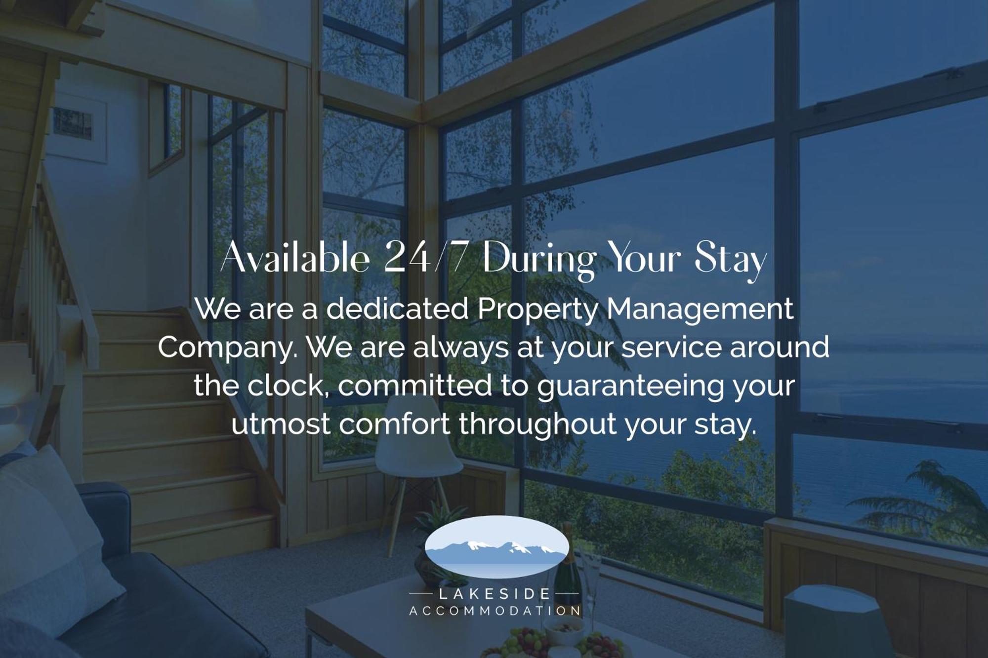 Lake View By Town Taupo Exterior foto
